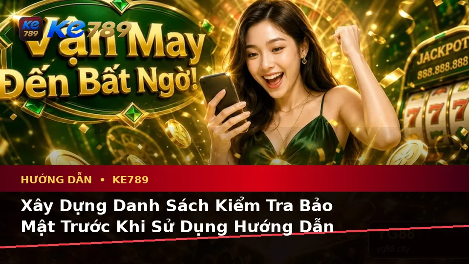 Xây Dựng Danh Sách Kiểm Tra Bảo Mật Trước Khi Sử Dụng Hướng Dẫn KE789: Tin Mới, Ưu Đãi Và Trải Nghiệm Toàn Diện Tại ke789pg.com