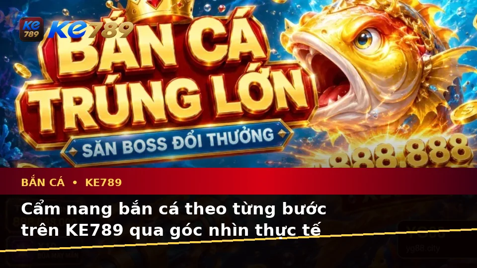 Cẩm nang bắn cá theo từng bước trên KE789 qua góc nhìn thực tế