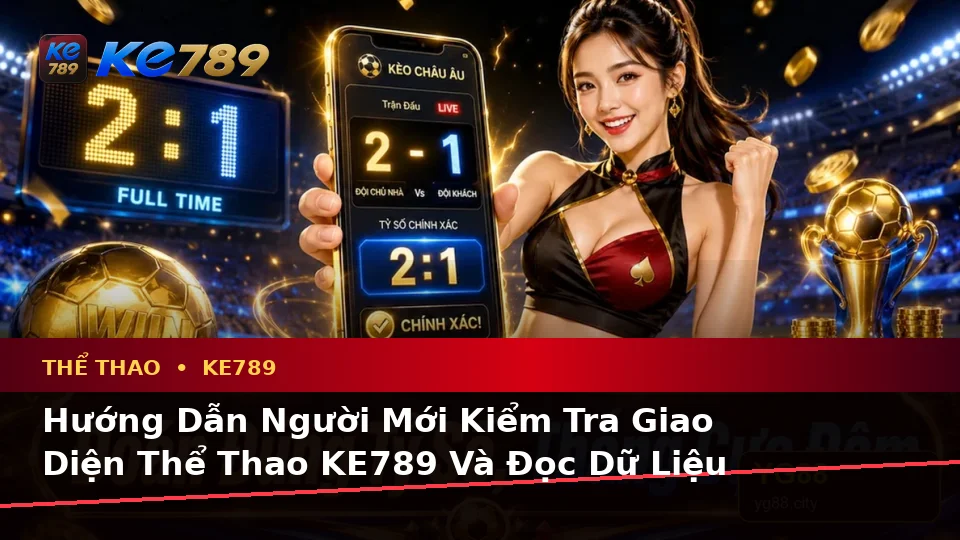 Hướng Dẫn Người Mới Kiểm Tra Giao Diện Thể Thao KE789 Và Đọc Dữ Liệu Trận Đấu Tại ke789pg.com