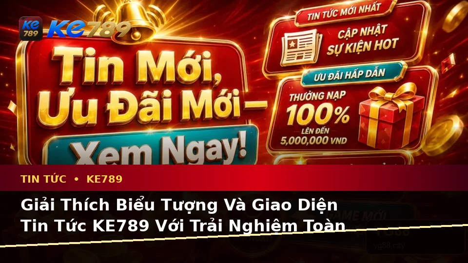 Giải Thích Biểu Tượng, Tính Năng Và Quy Trình Tin Tức KE789: Trải Nghiệm Toàn Diện Về Ưu Đãi Tại ke789pg.com