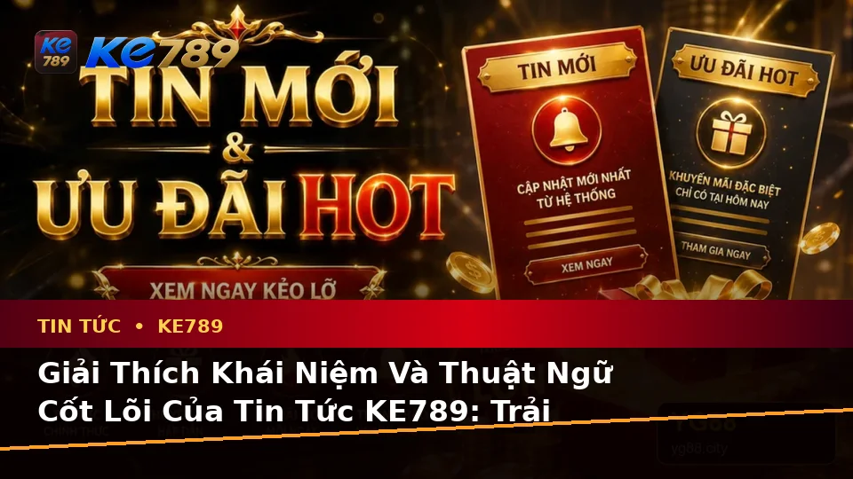 Giải Thích Khái Niệm Và Thuật Ngữ Cốt Lõi Của Tin Tức KE789: Trải Nghiệm Toàn Diện Về Ưu Đãi, Điều Kiện Khuyến Mãi Tại ke789pg.com