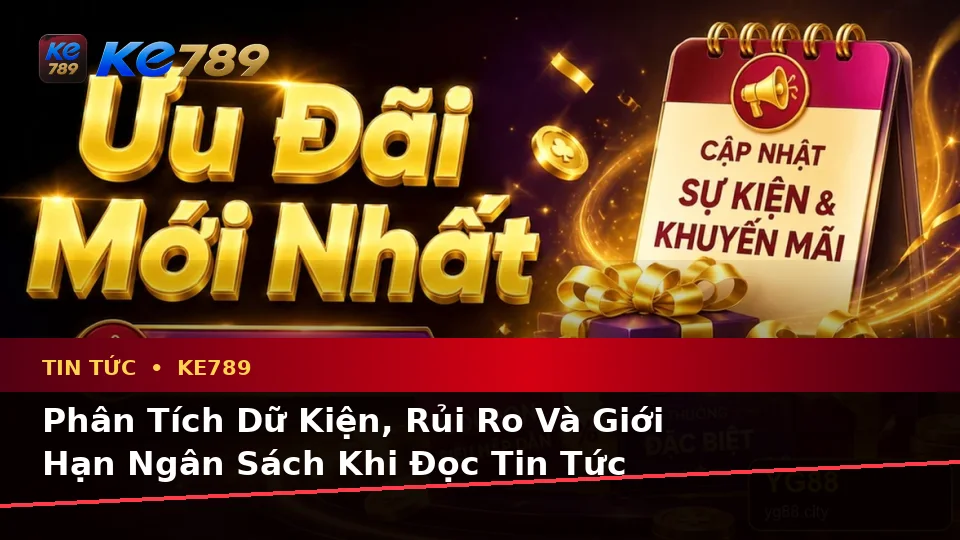 Phân Tích Dữ Kiện, Rủi Ro Và Giới Hạn Ngân Sách Khi Đọc Tin Tức KE789 Cùng Điều Kiện Khuyến Mãi Tại ke789pg.com