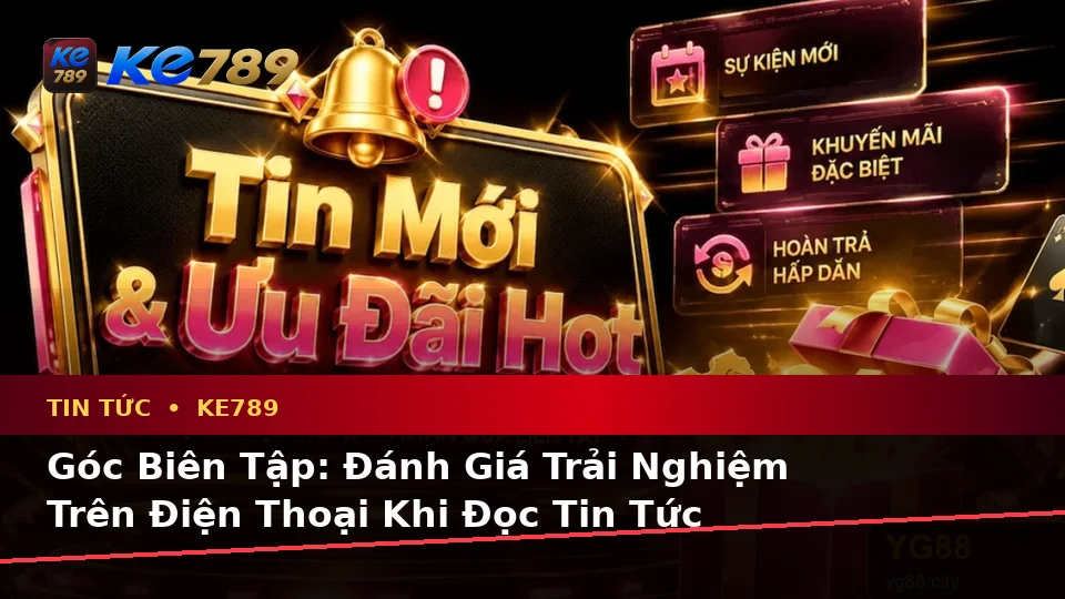 Đánh Giá Trải Nghiệm Trên Điện Thoại Khi Theo Dõi Tin Tức KE789: Cập Nhật Ưu Đãi Và Điều Kiện Khuyến Mãi Tại ke789pg.com