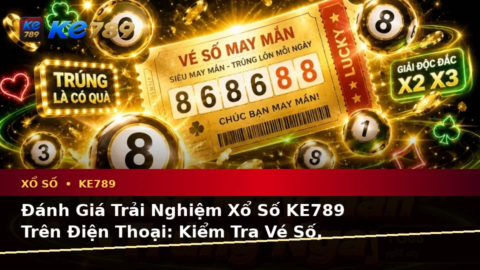 Đánh Giá Trải Nghiệm Xổ Số KE789 Trên Điện Thoại: Kiểm Tra Vé Số, Kết Quả Toàn Diện Tại ke789pg.com