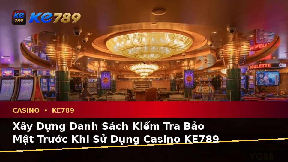 Xây Dựng Danh Sách Kiểm Tra Bảo Mật Trước Khi Sử Dụng Casino KE789: Trải Nghiệm Toàn Diện Tại ke789pg.com
