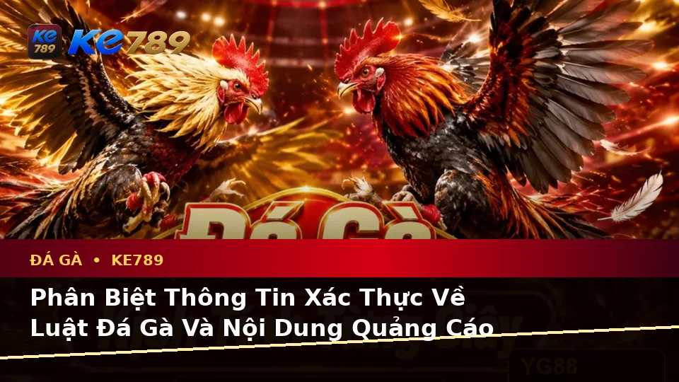 Đá Gà KE789 Tại ke789pg.com: Phân Biệt Thông Tin Xác Thực, Quảng Cáo Và Kỳ Vọng Thực Tế Qua Quản Lý Phiên Chơi Trực Tuyến