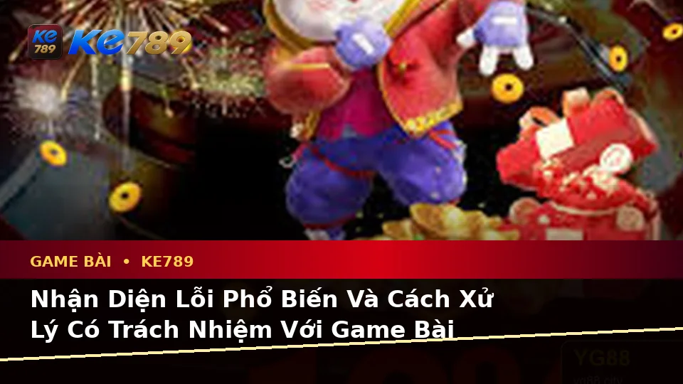 Nhận Diện Lỗi Phổ Biến Và Cách Xử Lý Có Trách Nhiệm Với Game Bài KE789: Casino, Slot, Trò Chơi Bàn Tại ke789pg.com