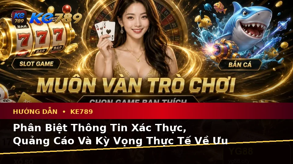 Phân Biệt Thông Tin Xác Thực, Quảng Cáo Và Kỳ Vọng Thực Tế Về Ưu Đãi KE789: Hướng Dẫn Toàn Diện Tại ke789pg.com
