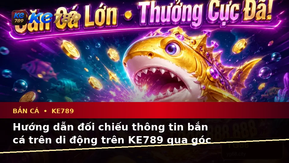 Hướng dẫn đối chiếu thông tin bắn cá trên di động trên KE789 qua góc nhìn thực tế
