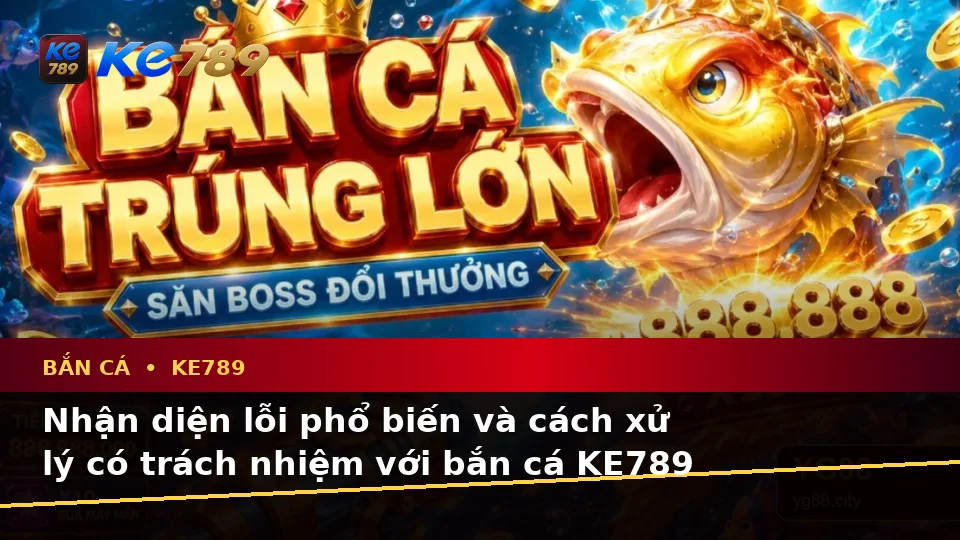 Nhận Diện Lỗi Phổ Biến Khi Bắn Cá Săn Thưởng KE789 Và Cách Xử Lý Có Trách Nhiệm Tại ke789pg.com