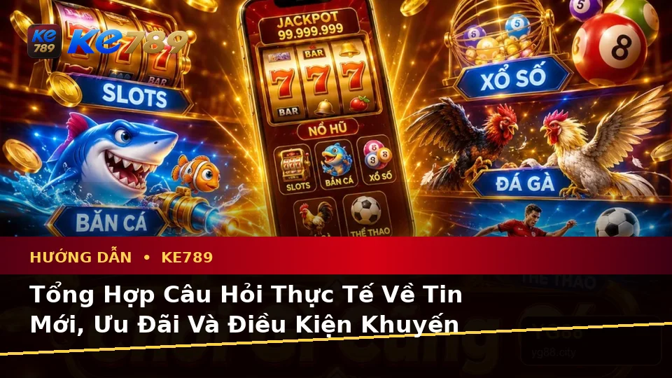 Tổng Hợp Câu Hỏi Thực Tế Về Tin Mới, Ưu Đãi Và Điều Kiện Khuyến Mãi KE789: Hướng Dẫn Trải Nghiệm Toàn Diện Tại ke789pg.com